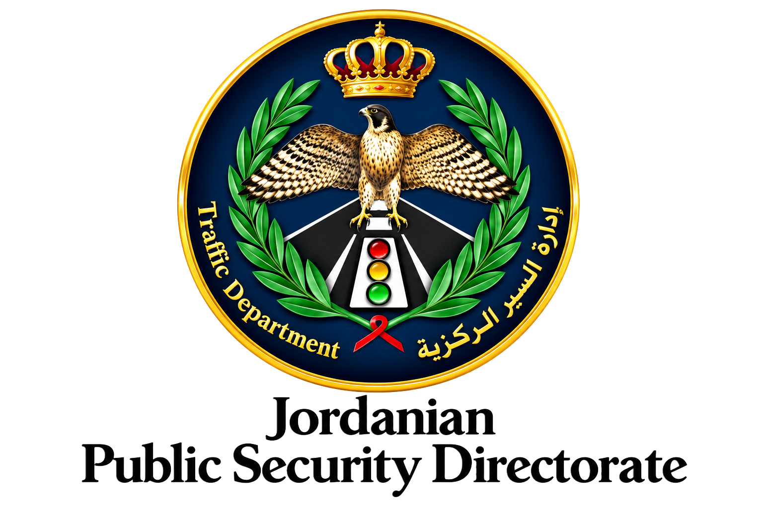 Logo Jordan Public Security Directorate - Traffic Department