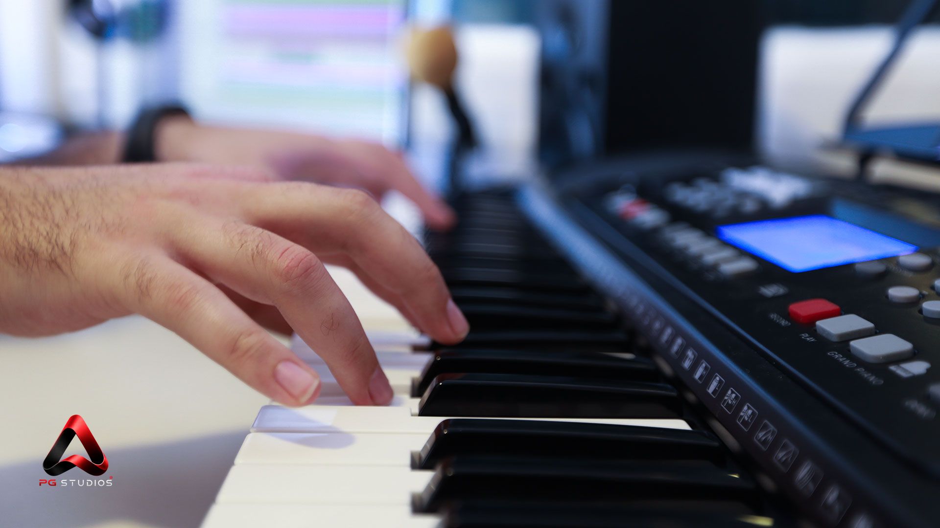 Keyboard performance at PG Studios